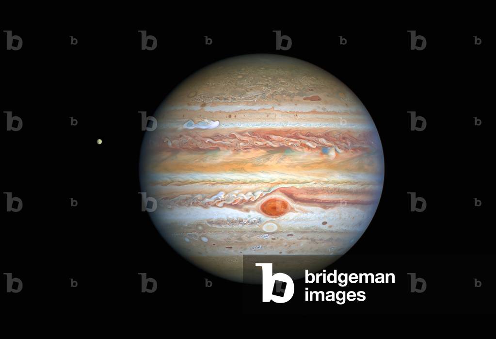Jupiter and satellite Europe