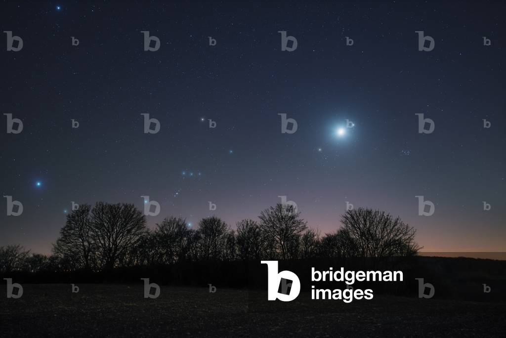 Moon Mars conjunction Aldebaran - March 2021 (photo)