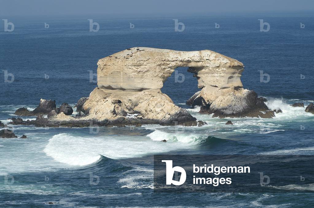 The Portada. Chile - La Portada. Chile - Natural Ark on the coast of Chile 18 km north of Antofagasta. Natural arch on the coast of Chile located 18 km north of Antofagasta