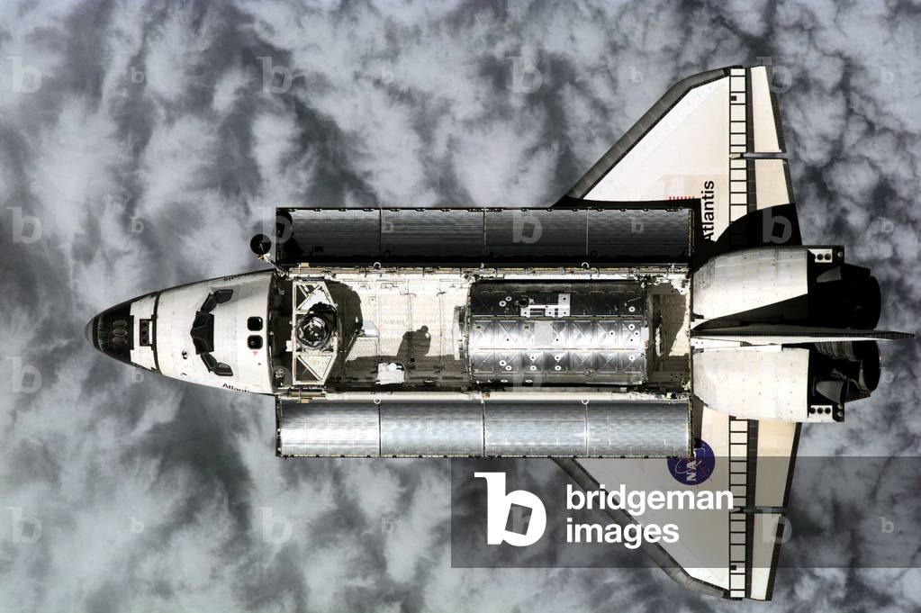 Immagine di Fotografia "Atlantide vista dalla Stazione Spaziale Internazionale - Shuttle Atlantis visto dalla 