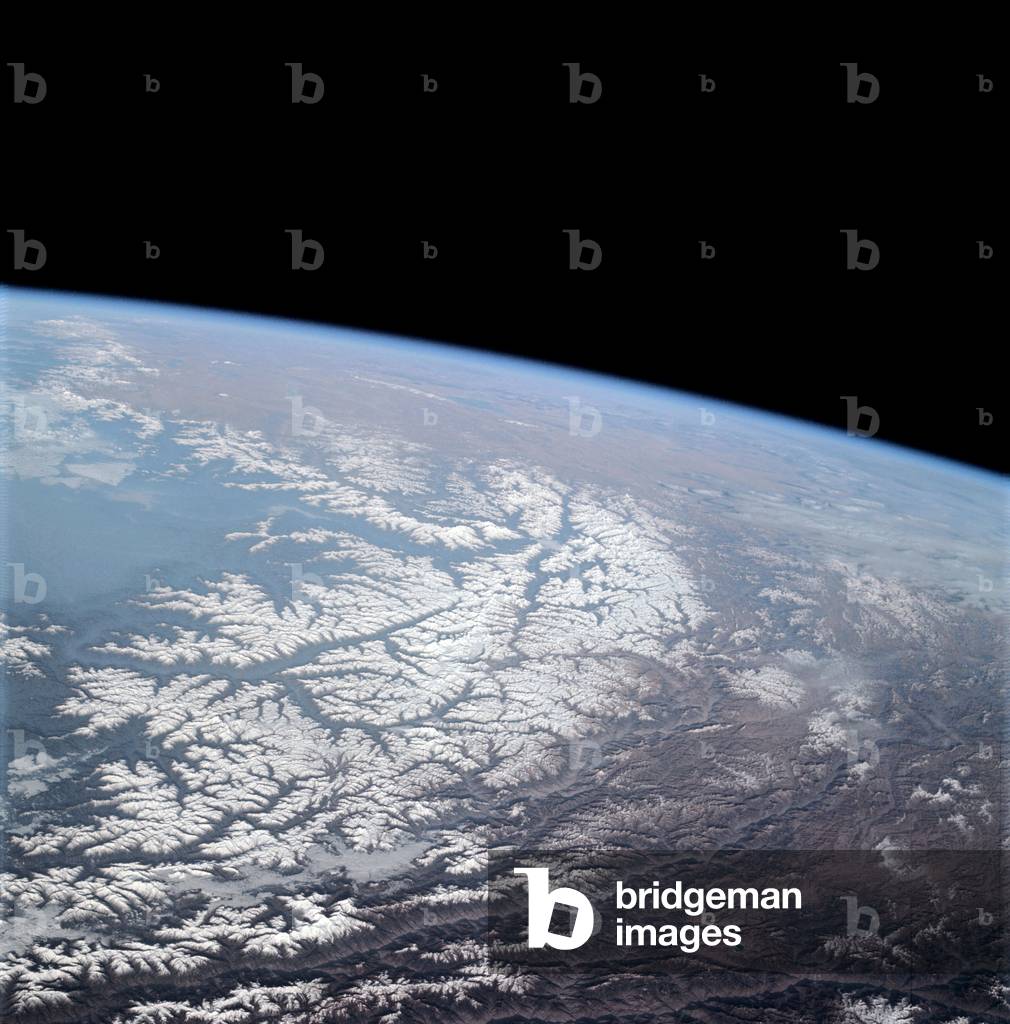 Part of the Himalayan chain, seen by the crew of Apollo 9, March 11, 1969. - Part of the Himalayan chain, seen by the crew of Apollo 9, March 11, 1969. - Part of the Himalayan chain, seen by the crew of Apollo 9, March 11, 1969.