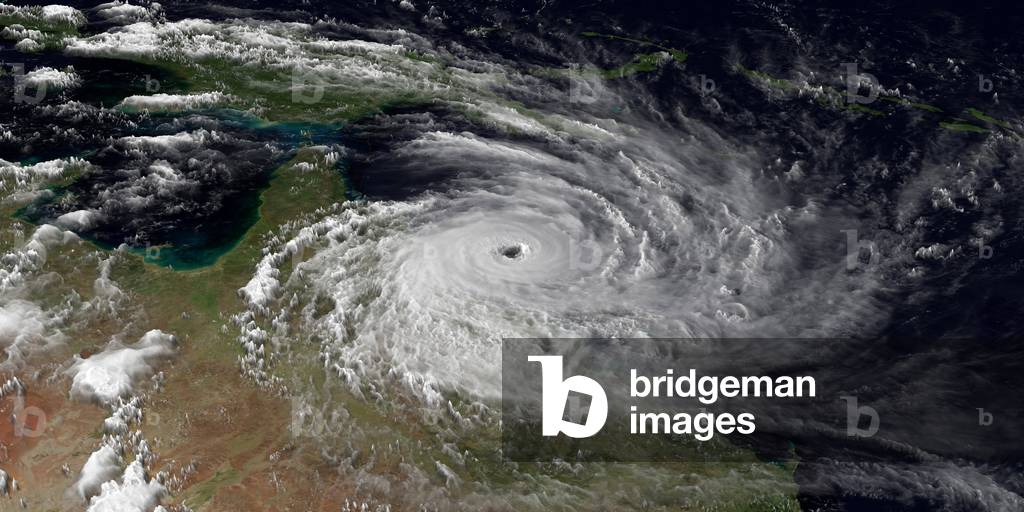 Cyclone Yasi over Australia - February 2011 - Cyclone Yasi above Australia - Cyclone Yasi over Queensland seen