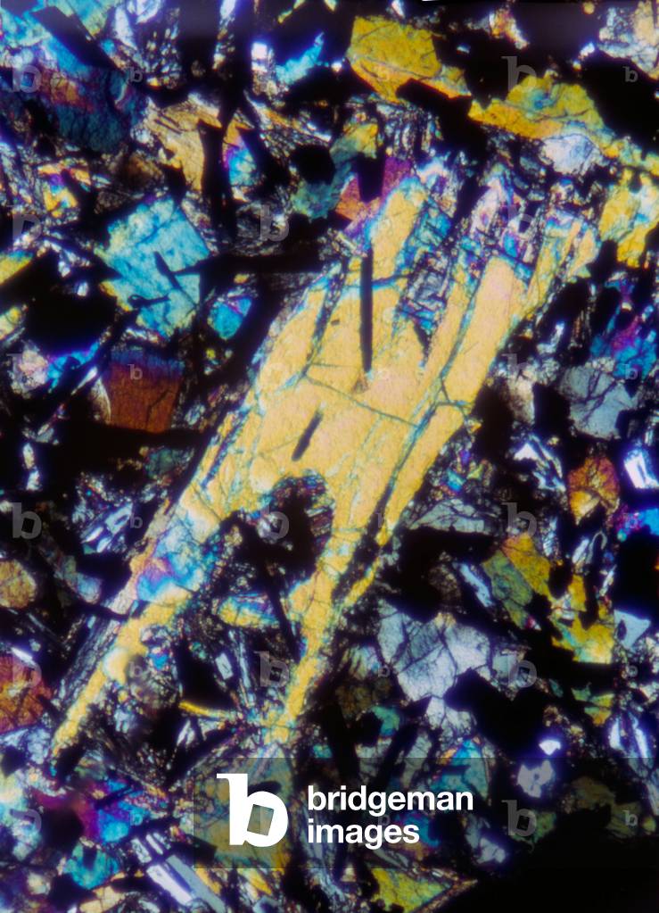 Apollo 11: roccia lunare - Apollo 11: roccia lunare - Foto al microscopio del campione di roccia lunare 10022 