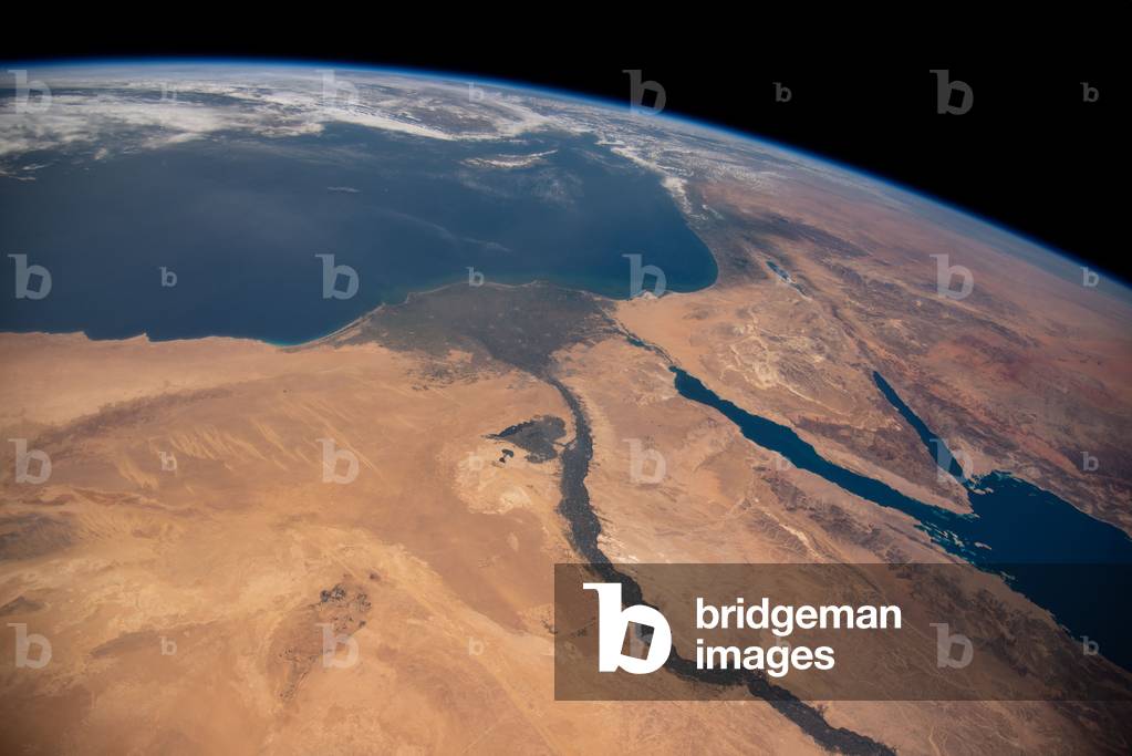 Egypt seen from the international space station - 2021 (photo)