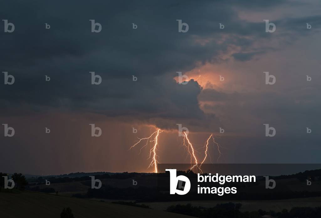 End of summer storm, Gers, 2021