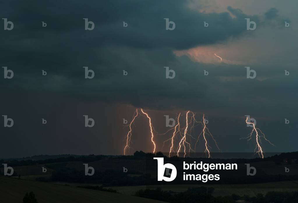 End of summer storm, Gers, 2021
