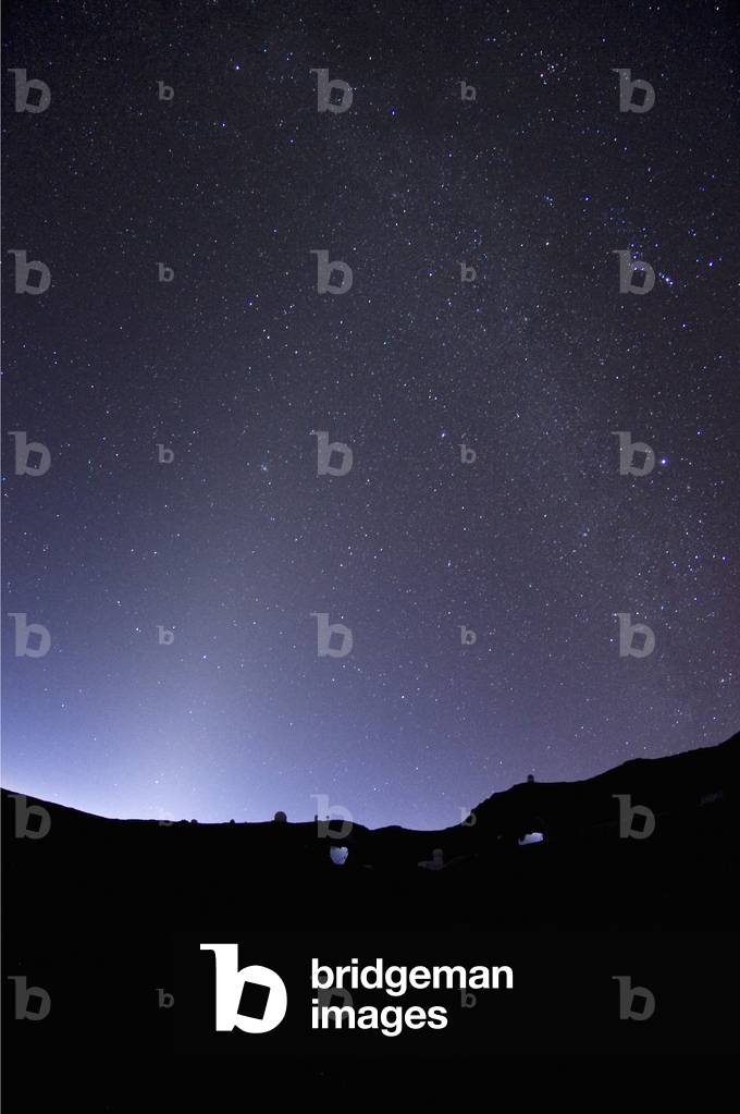 The zodiacal light and the Lactee Way - La Palma Observatory - Zodiacal light and Milky way - La Palma observatory - The zodiacal light and the Winter Lactee Way, photographed from the La Palma Observatory in the Canary Islands. The Roque de Los Muchachos Observatory is located at the top of the island of La Palma, in the Spanish Canary Islands. At 2400 m above sea level, this European Boreal Observatory is one of the largest astronomical centres in the world. Zodiacal light and winter milky way seen near dawn. Roque de Los Muchachos observatory is located at the top of La Palma island, in Canary islands. This is one of the largest astronomical centre in the world