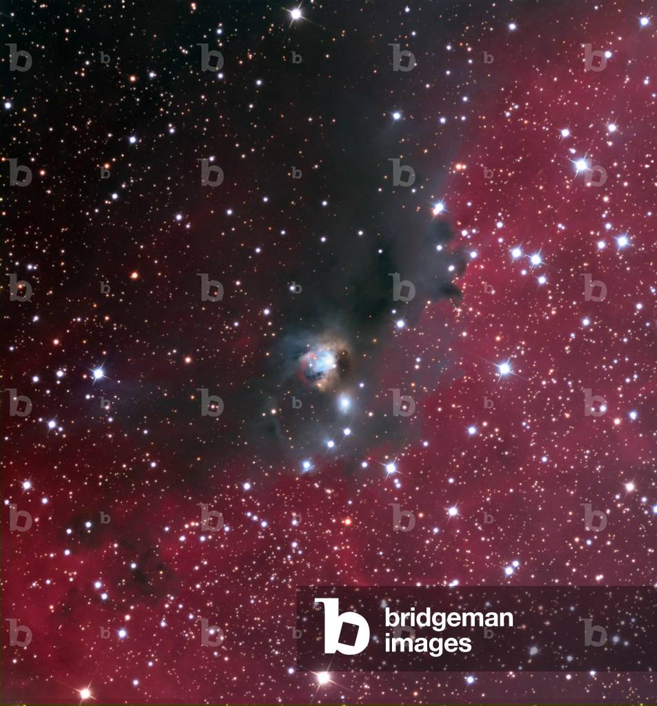 Nebula NGC 2327 in Unicorn - Nebula NGC 2327 in Monoceros - Reflection nebula belonging to nebula IC 2177 located in the constellation Unicorn, about 4000 years old - light from Earth. Reflection nebula in the Seagull nebula (IC 2177, a part of the Canis Majoris OB1 association and Canis Majoris R1 reflection nebula complex), at a distance of 3750 light - years (1150 parsecs)