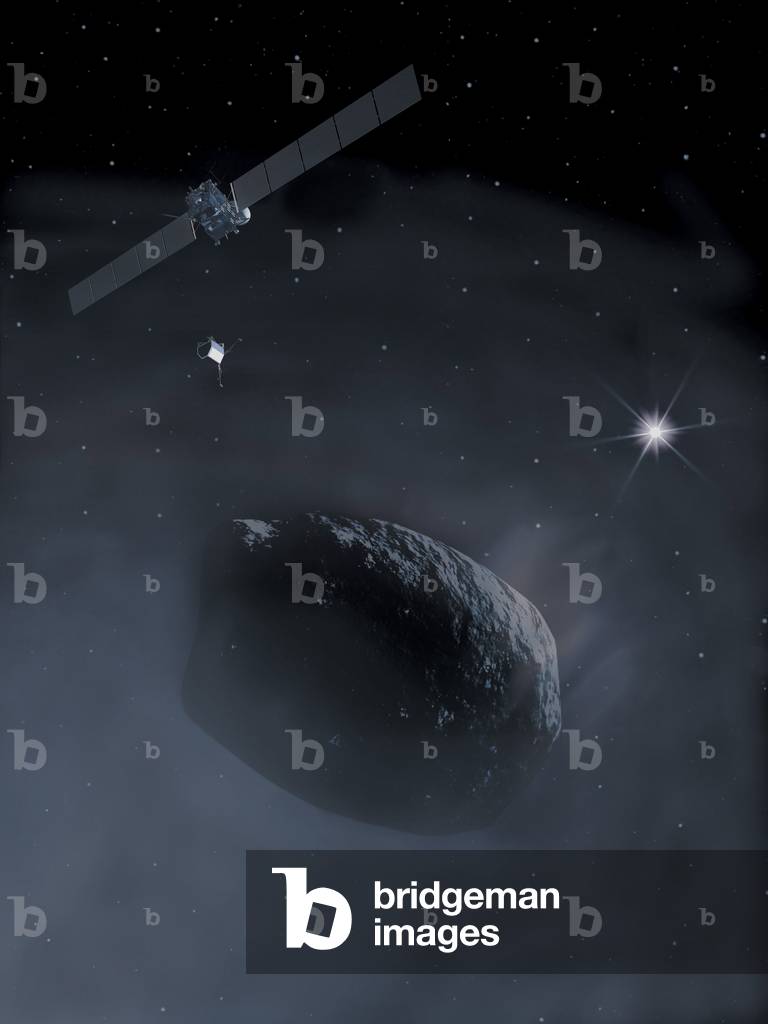Rosetta probe: the lander is dropped on the nucleus of the comet - The Rosetta probe was launched on 2 March 2004 to study comet 67P/Churyumov - Gerasimenko, which it should meet around May 2014. It will place on its surface a lander that will analyze the composition of the nucleus of the comet