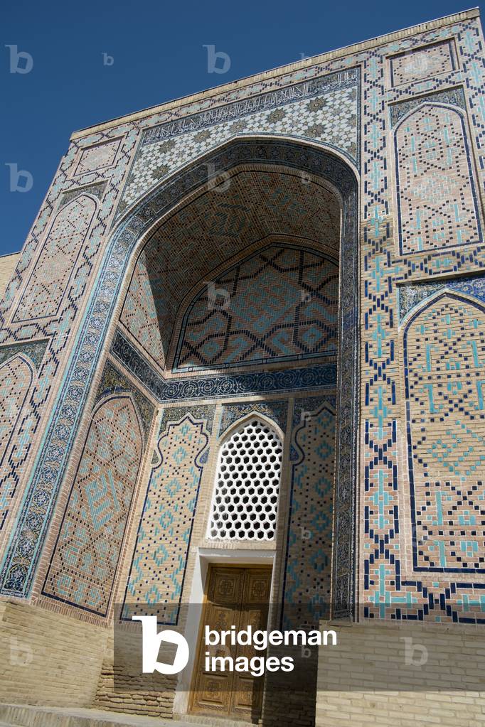 Mausoleum devoted to Qazi Zadeh al-Rumi, Shah-i-Zinda, Samarkand, Uzbekistan (photo)