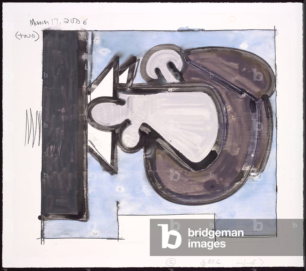 Untitled (2), 2006 (monotype in watercolour & pencil on Lanaquarelle paper)