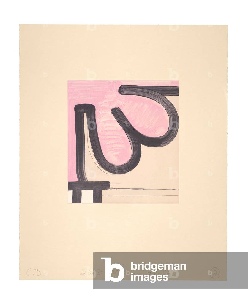 Closing In (2), 2003-04 (colour etching with aquatint on fawn Stonehenge paper)