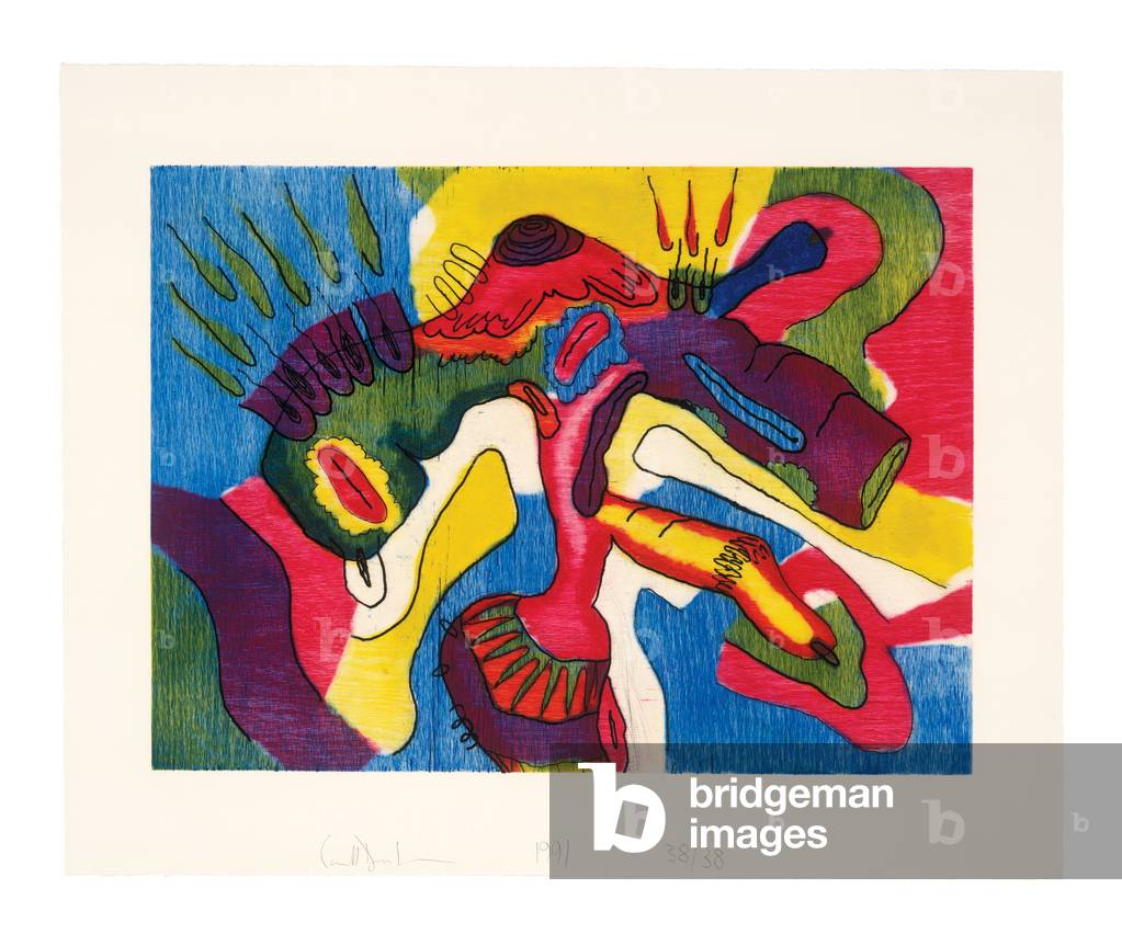 Analysis, 1991 (wood engraving on Saunders paper)