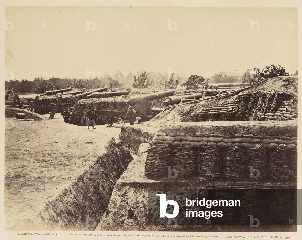 Battery No. 1, near YorktownNo. 2., May, 1862 (albumen print mounted on wove paper)
