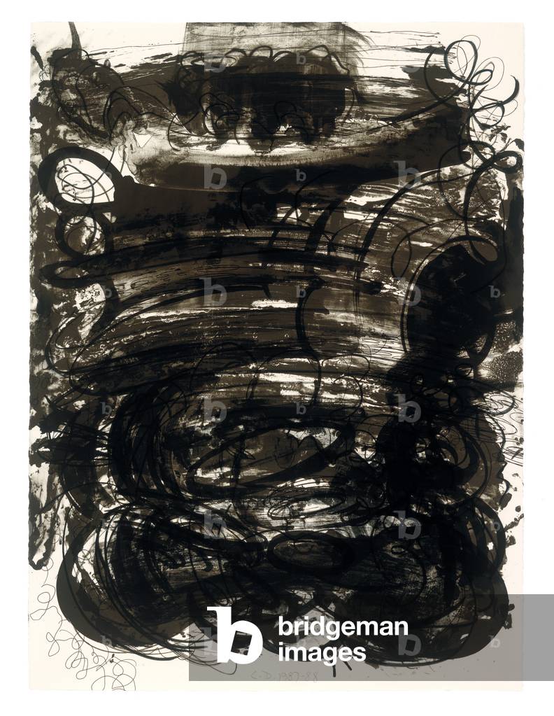 Black (5th), 1987-1988 (litho on Arches paper)