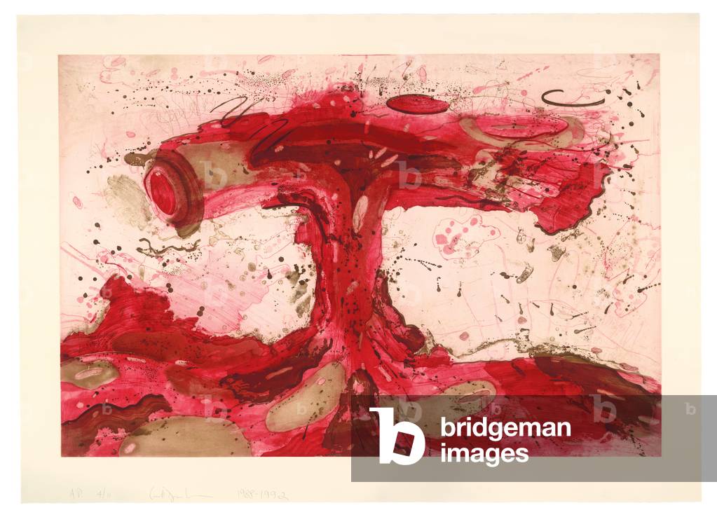 Point of Origin, 1988-92 (two-colour intaglio on Echizen Torinoko handmade paper)