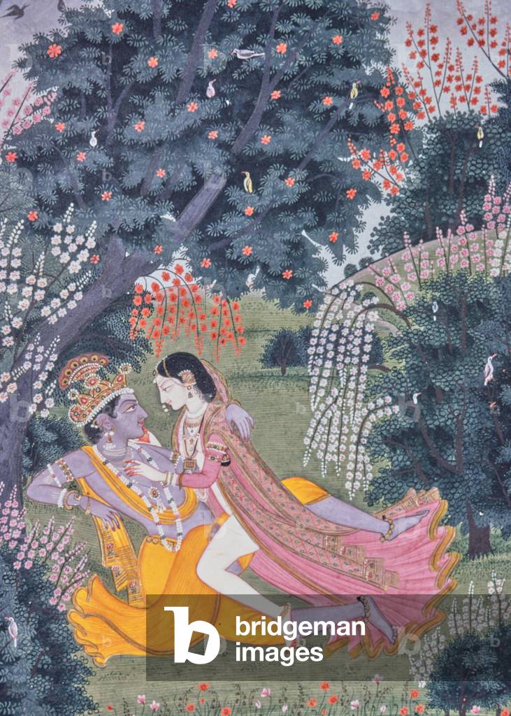 Rama and Krishna, India (miniature)