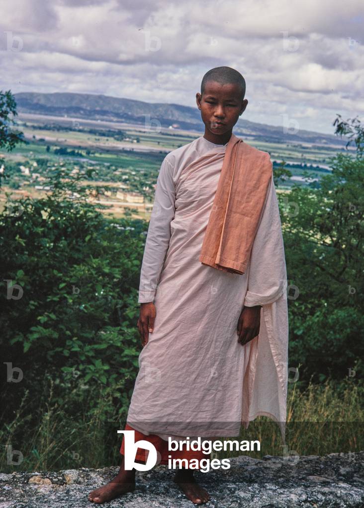 Buddhist Nun, Mandalay, Burma, 1970 (photo)
