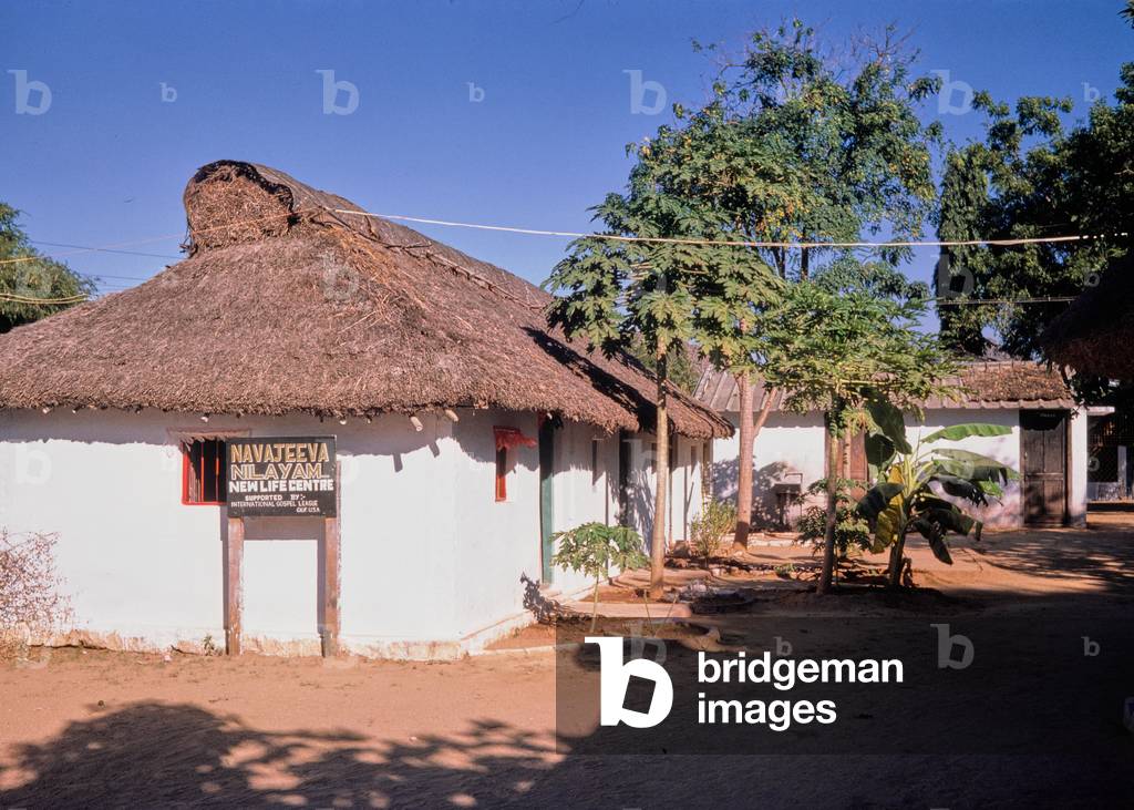 Village buildings in rural Tamil Nadu, South India (photo)