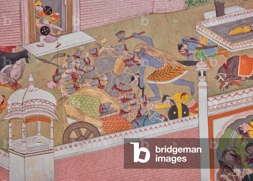 Parasu-Rama, Sixth Incarnation of Vishnu, India (miniature)