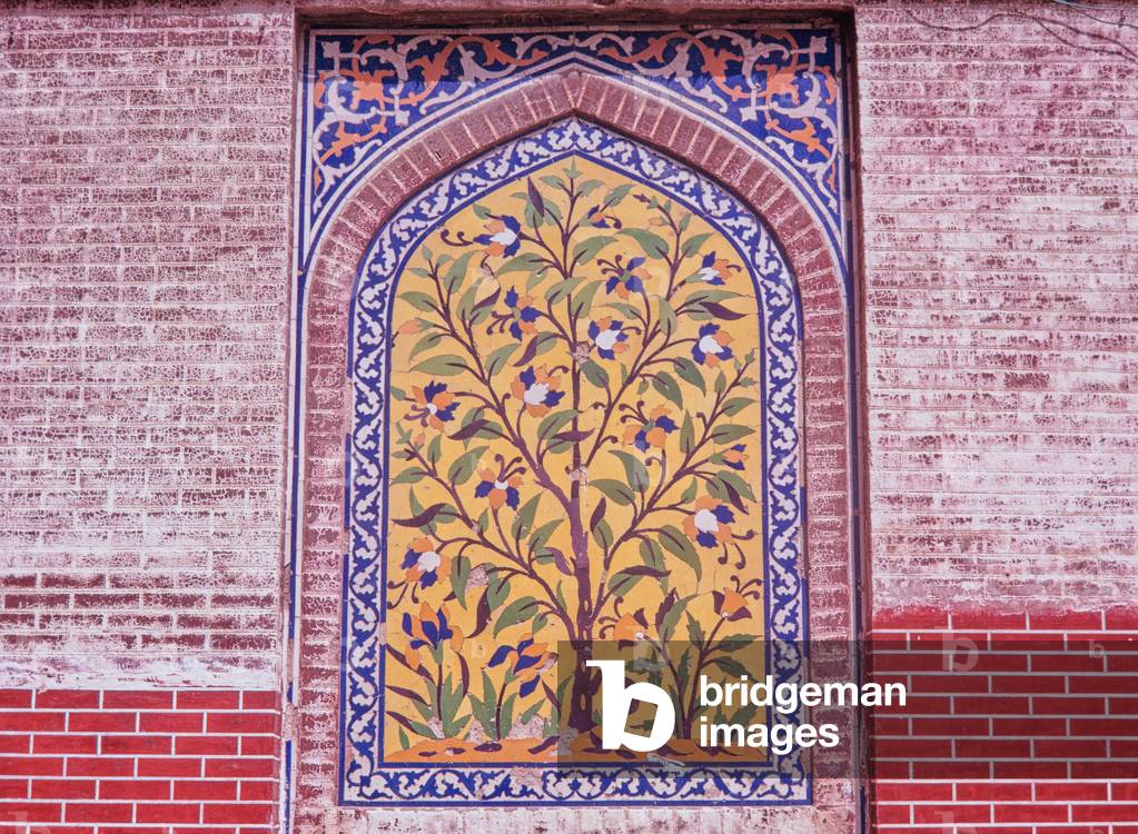 Wazir Khan Mosque, Lahore, Pakistan, panel, 1969 (photo)