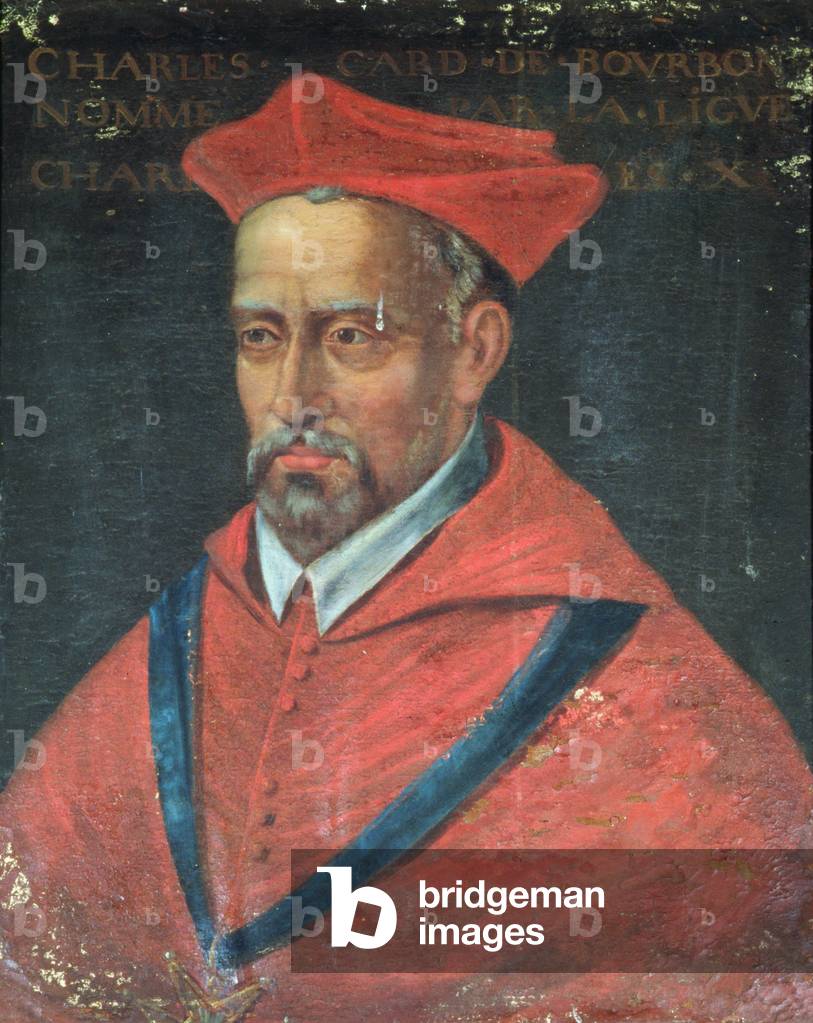 Portrait of Cardinal Charles de Bourbon (1523-90) 1617-38 (oil on canvas)
