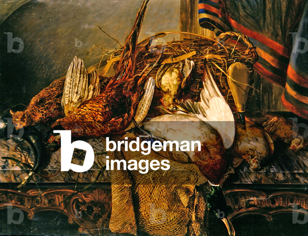 Bild von Gemälde "stillleben mit fasan auf einem marmor tisch", 19. Jahrhundert von Emily Stannard