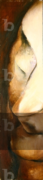 Alone. The World is life endured and known. It is the stillness where our spirits walk, 1944 (oil on board)