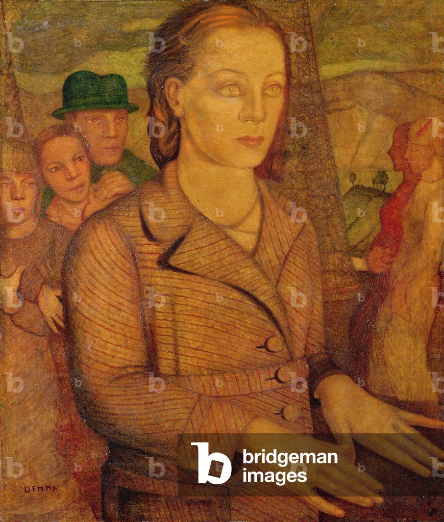 The Prophetess, c.1944 (oil on board)
