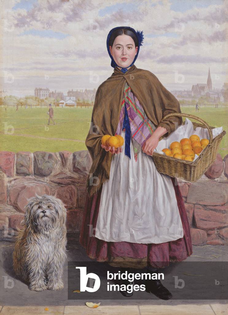 Three a Penny, 1867/8 (oil on panel)