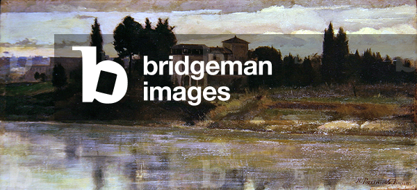 The Tiber, 1886 (oil on panel)