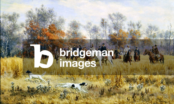 Field Trials in North Carolina oder Central Field Trials von 1891, um 1891 (Öl auf Leinwand)