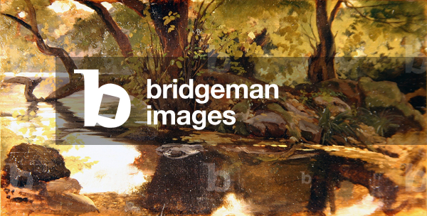 Lago di Nemi, 1848 (olio su tavola)