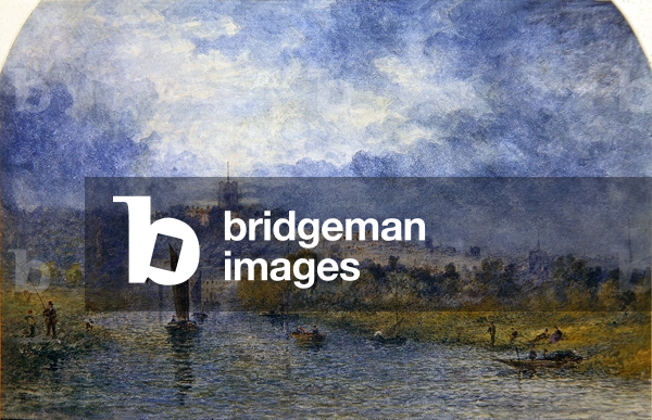 Sunset Over Norwich (w/c on paper)