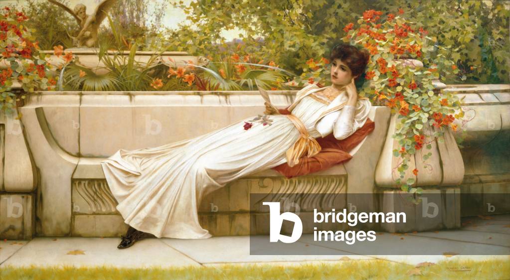 The Love Letter (oil on canvas)