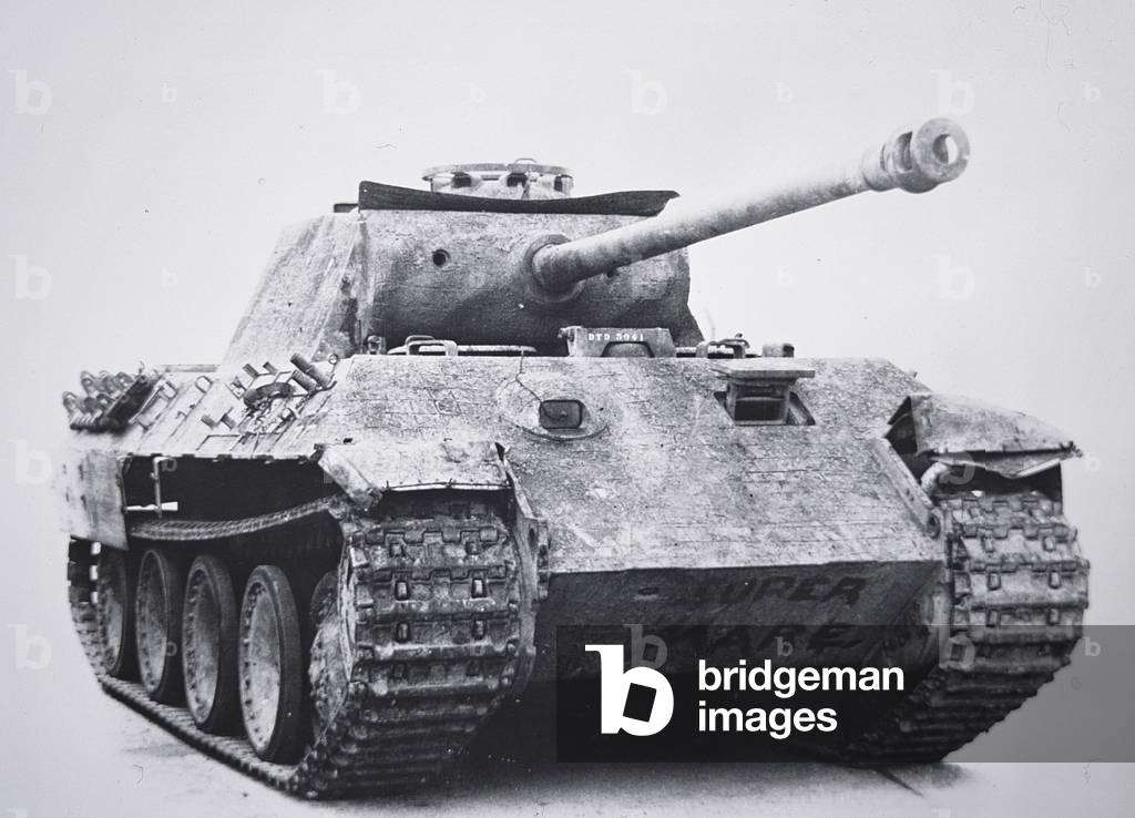 German Pzkw V Panzer Model A tank, c.1942 (b/w photo)