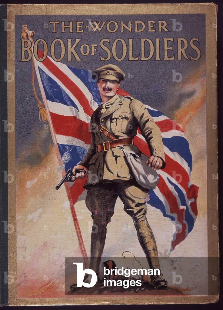 Cover Illustration for 'Wonder Book of Soldiers', 1918 (colour litho)