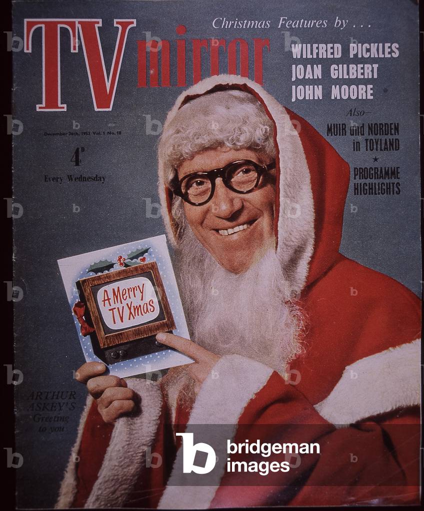TV Mirror, TV guide Christmas special, 1953 (colour litho)