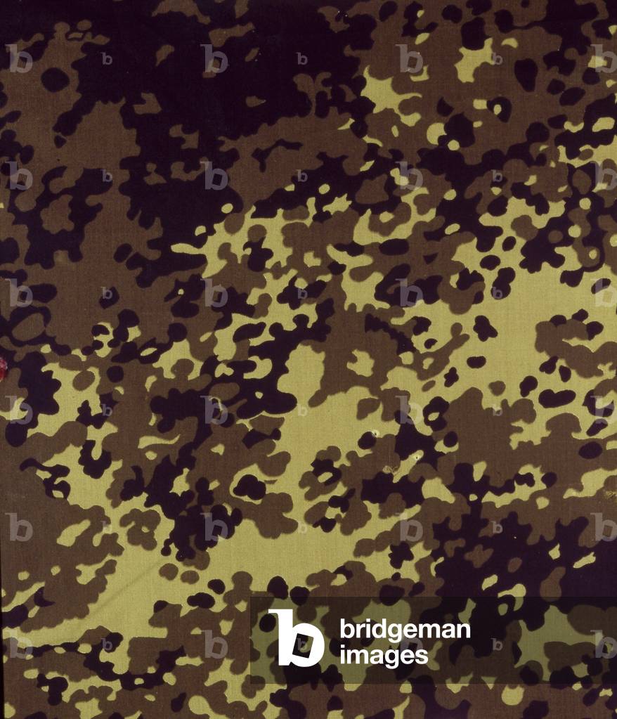 Danish camouflage pattern, 1970s (textile)