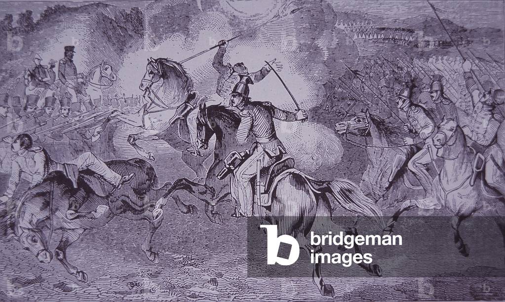 Mexican-American War (1846-48), battle of Buena Vista, 1847 (engraving)