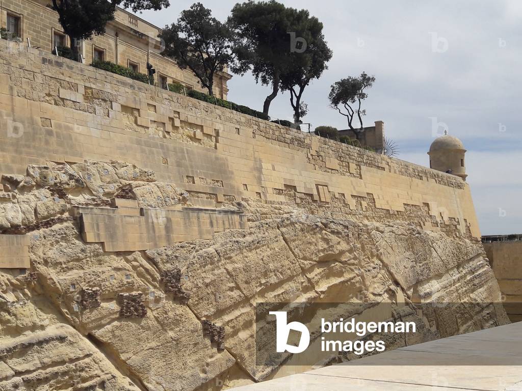 Entrance rampart, Valletta, Malta, 17th century (photo)