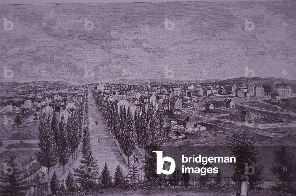 Washington DC, USA, 1800 (engraving)