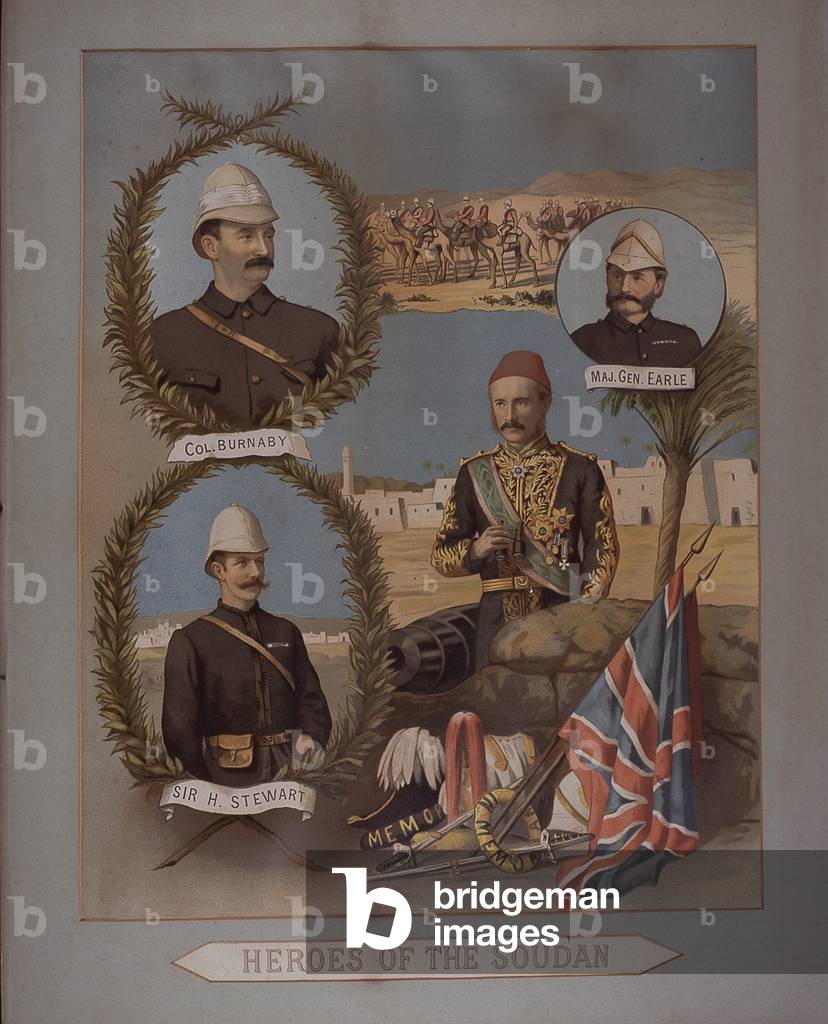 Heroes of the Soudan 1885 (chromolitho)