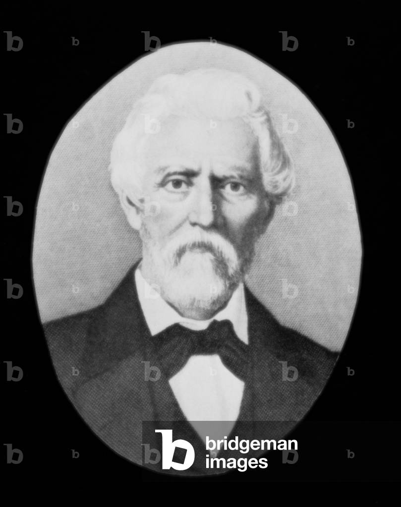 Immagine di Fotografia "Samuel A. Maverick (1803-70) (foto in b/n)", 19th Secolo di American Photographer, b/w