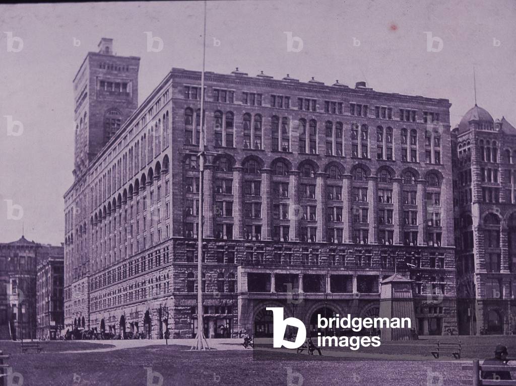 Chicago Auditorium, 1892 (b/w photo)