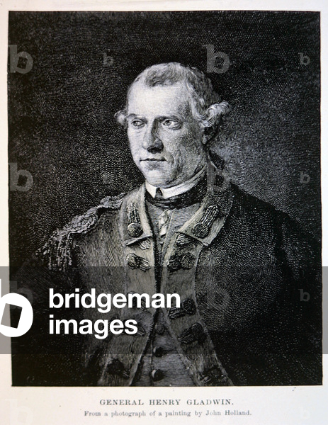 General Henry Gladwin, from a photograph of a painting by John Holland (litho)