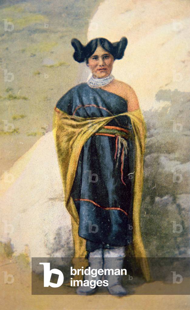 Hopi Maiden of Arizona, 1910 (color lito)