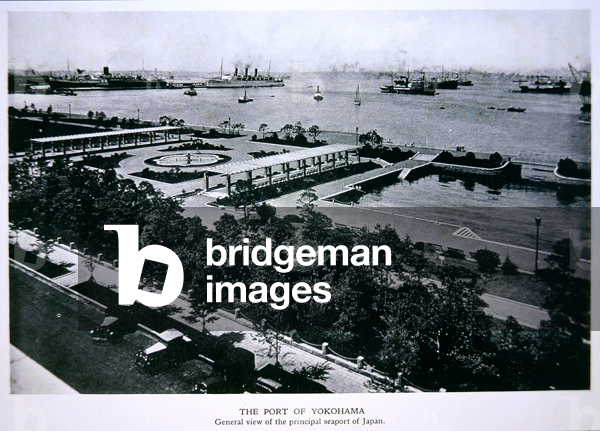 The Port of Yokohama, 1932 (b/w photo)