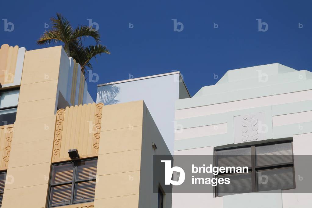 South Beach art deco building, Miami, Florida, USA, 2013 (photo)