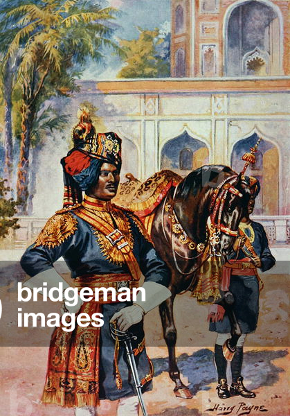 An Indian Imperial Cadet (colour litho)
